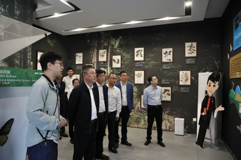 天宁生态-关于我们-庆元坑里生物多样性体验地-省生态环境厅郎文荣厅长莅临指导